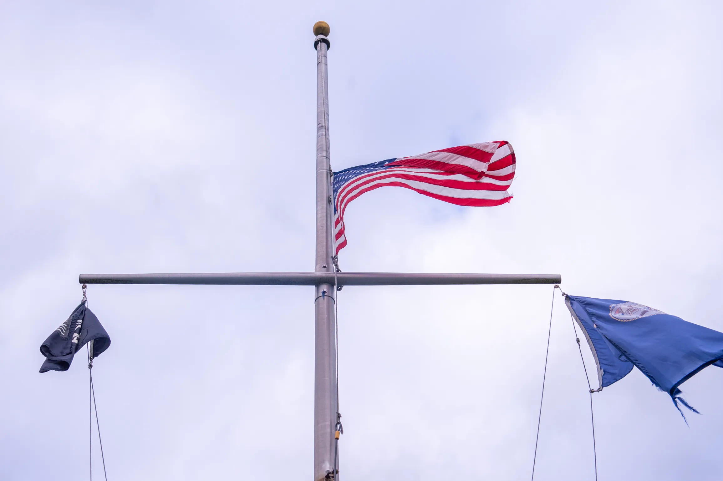 Freedom Park flags and memorial