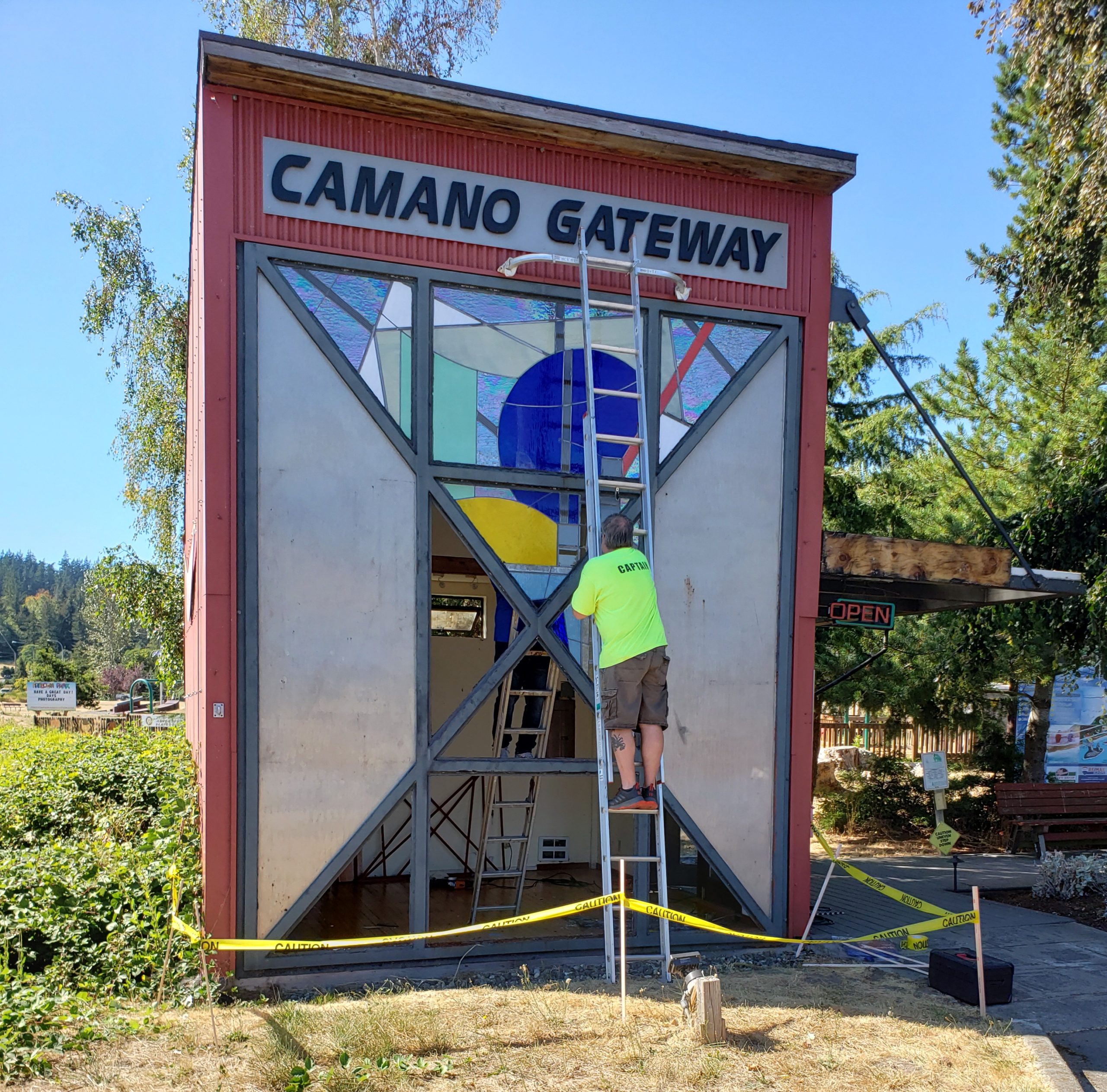 Entrance to Freedom Park on Camano Island